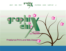 Tablet Screenshot of graphixchix.com